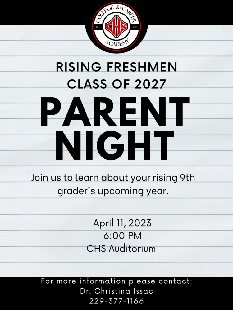 Class of 2027 Parent Night