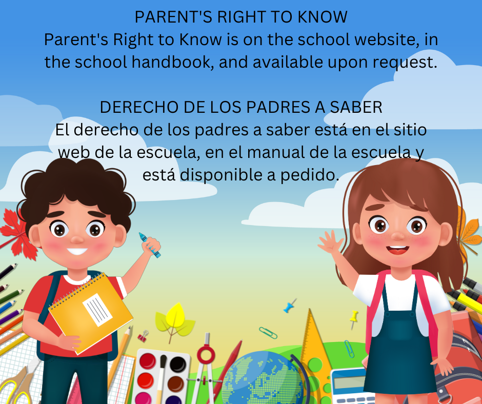 English and Spanish version of information