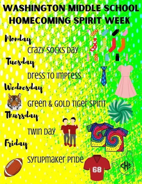 Washington Middle School Homecoming Spirit Week
