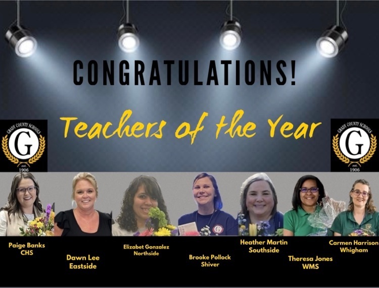 Teachers of the Year 2023 Whigham Elementary School