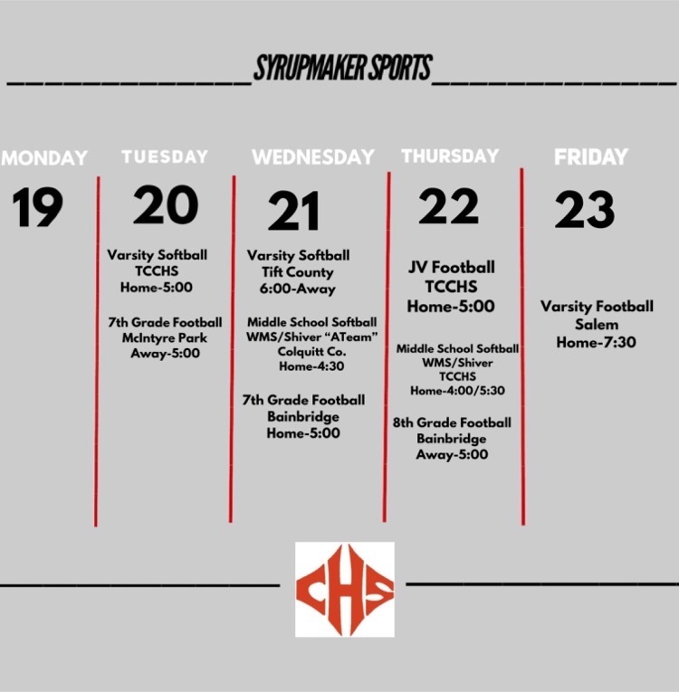 Sports Schedule Washington Middle School