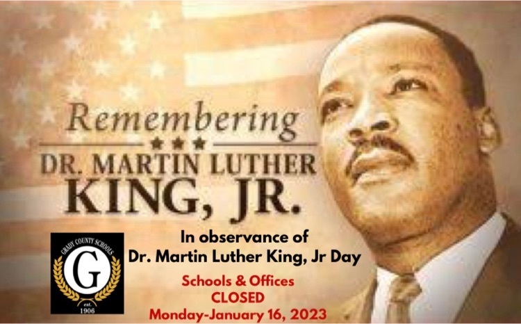MLK Holiday Monday Jan 16