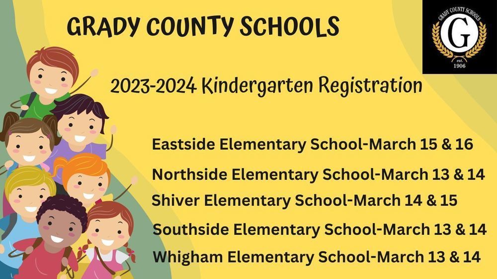 2023-2024 Kindergarten Registration Dates