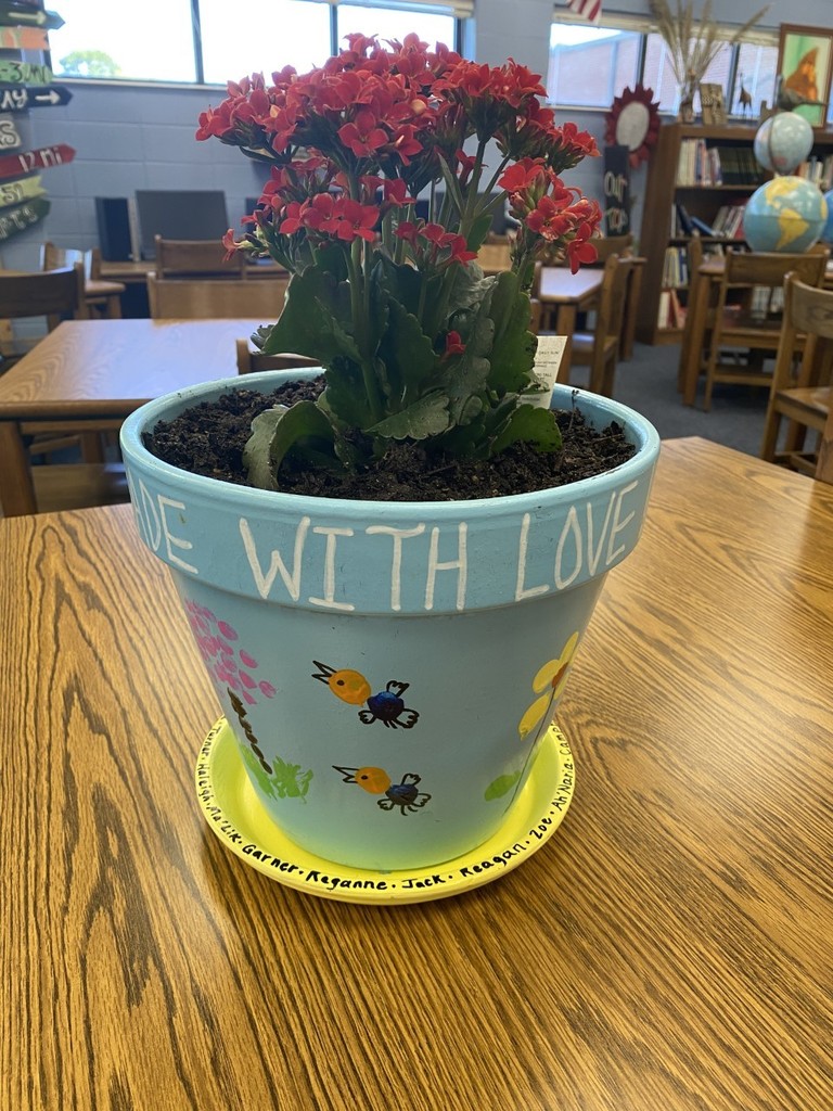 Painted pot for Lorax project