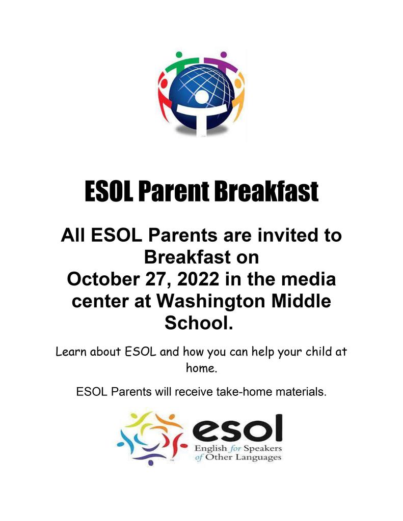 ESOL Title 3 Breakfast Event